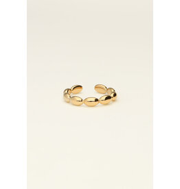My Jewellery Ring met ovalen patronen - goud