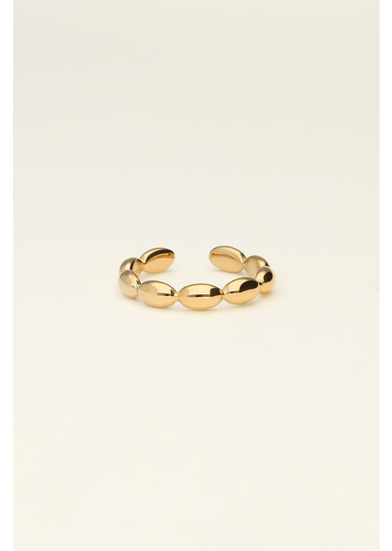 My Jewellery Ring met ovalen patronen - goud