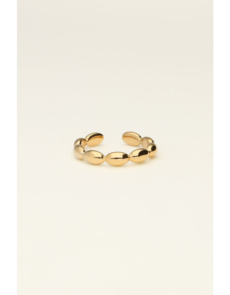 My Jewellery Ring met ovalen patronen - goud