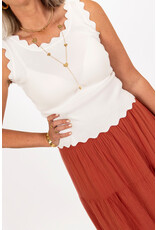 21Jewelz Zigzag topje - wit