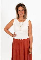 21Jewelz Zigzag topje - wit