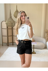 21Jewelz T-shirt Amour Paris - zwart