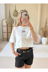 21Jewelz Pantalon shortje met riem - zwart
