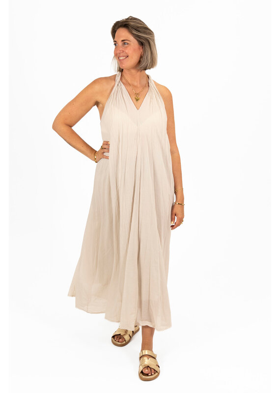 21Jewelz Losvallende maxi jurk - ecru