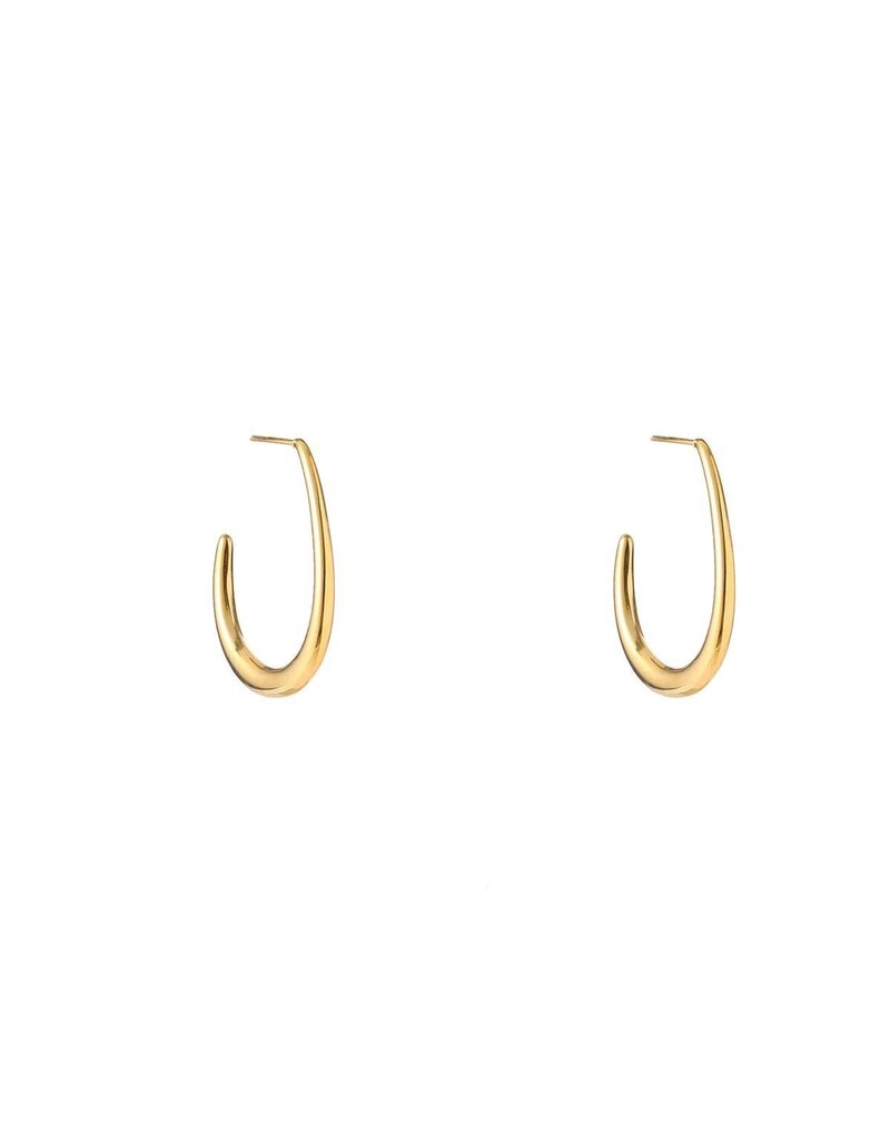 Go Dutch Label D&E - Elegant Hoop - goud