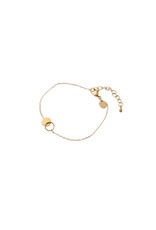 Go Dutch Label D&E - Eclipse bracelet - goud
