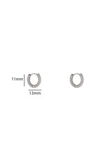 Go Dutch Label D&E - Propeller hoop 10mm - zilver