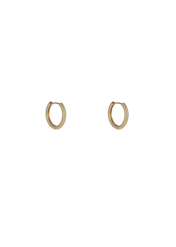 Go Dutch Label D&E - Propeller hoop 14mm - goud