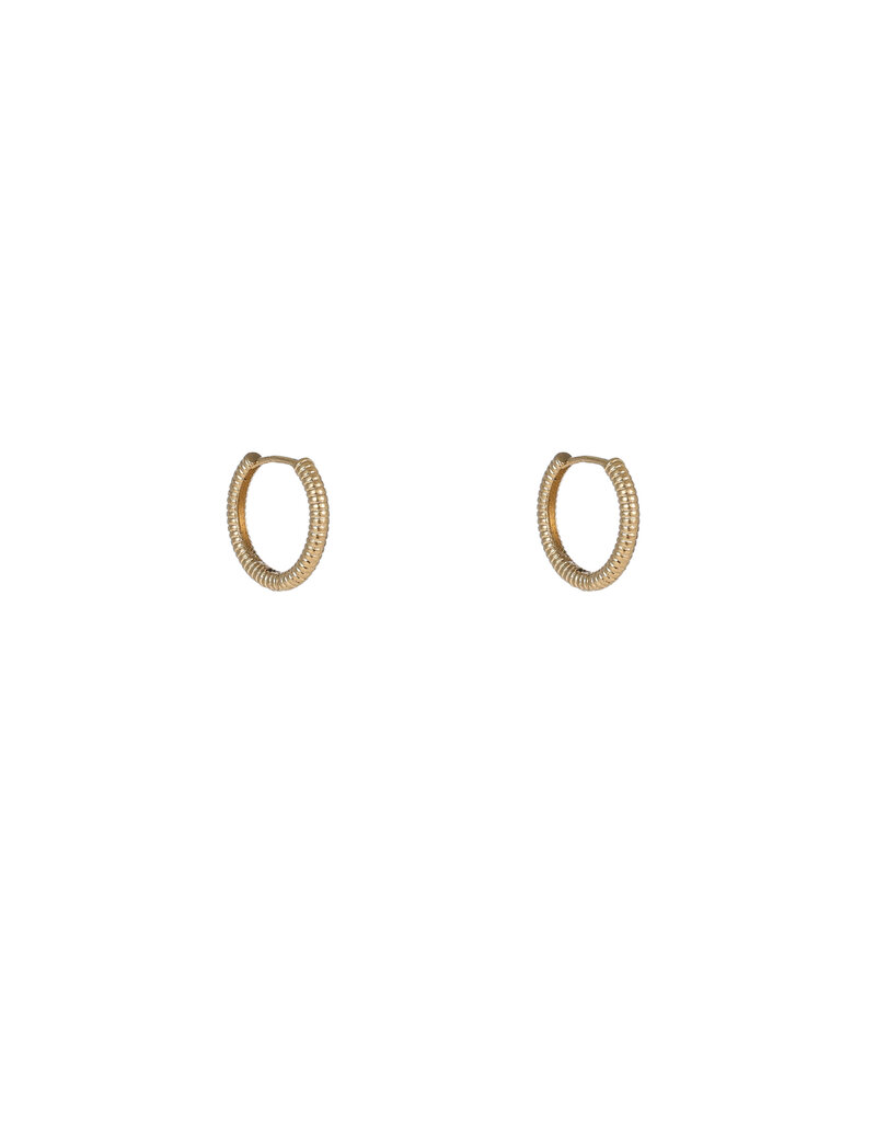 Go Dutch Label D&E - Propeller hoop 14mm - goud