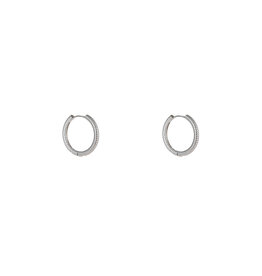 Go Dutch Label D&E - Propeller hoop 18mm - zilver