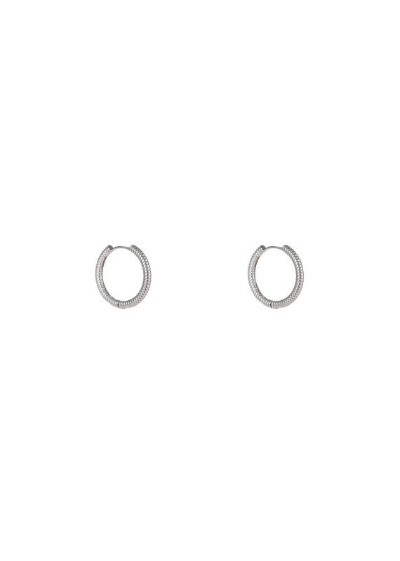 Go Dutch Label D&E - Propeller hoop 18mm - zilver