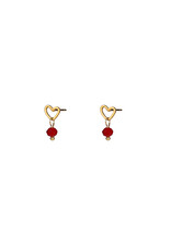 Go Dutch Label D&E - Bead stud - burgundy