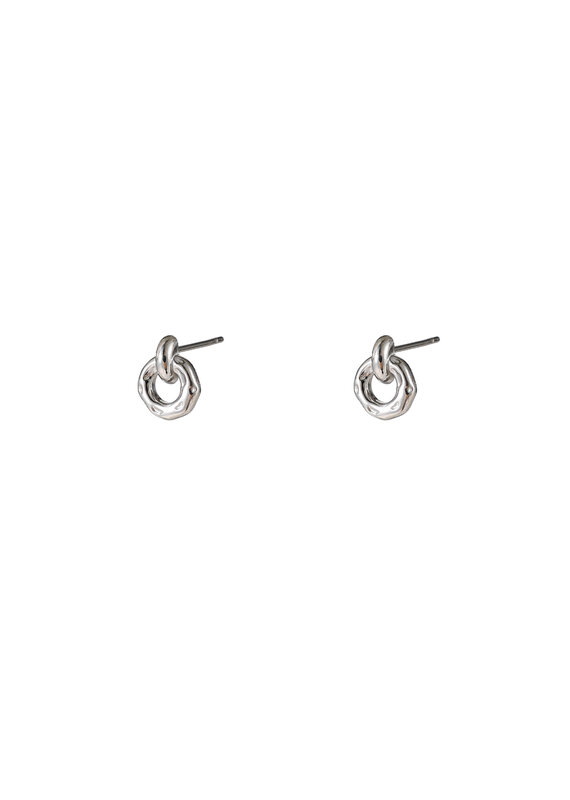 Go Dutch Label D&E - Open round stud - zilver