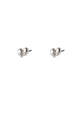 Go Dutch Label D&E - Double drop stud - zilver