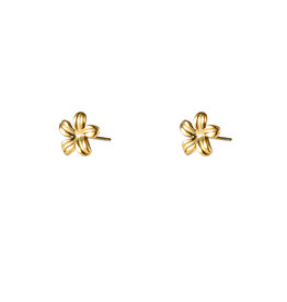 Go Dutch Label D&E - Flower stud elegance - goud