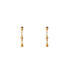 Go Dutch Label D&E - 3drop dangle - goud