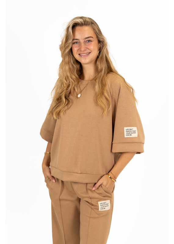 21Jewelz Perfect co-ord set met pantalon  - camel