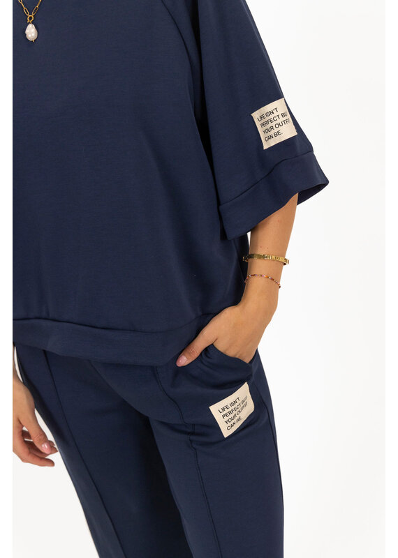 21Jewelz Perfect co-ord set met pantalon  - navy blauw