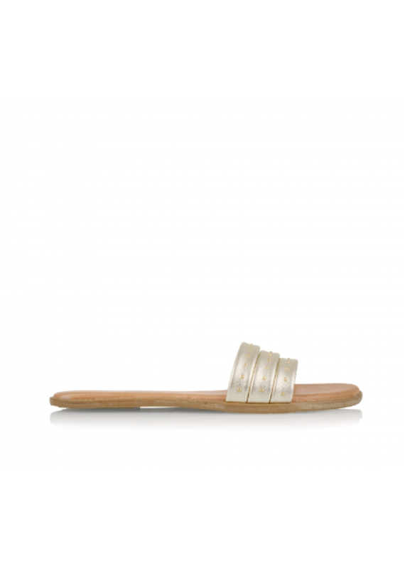 DWRS DWRS - Slippers Hana studs champagne