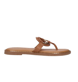 Tango TANGO - Audrey cognac toe slipper