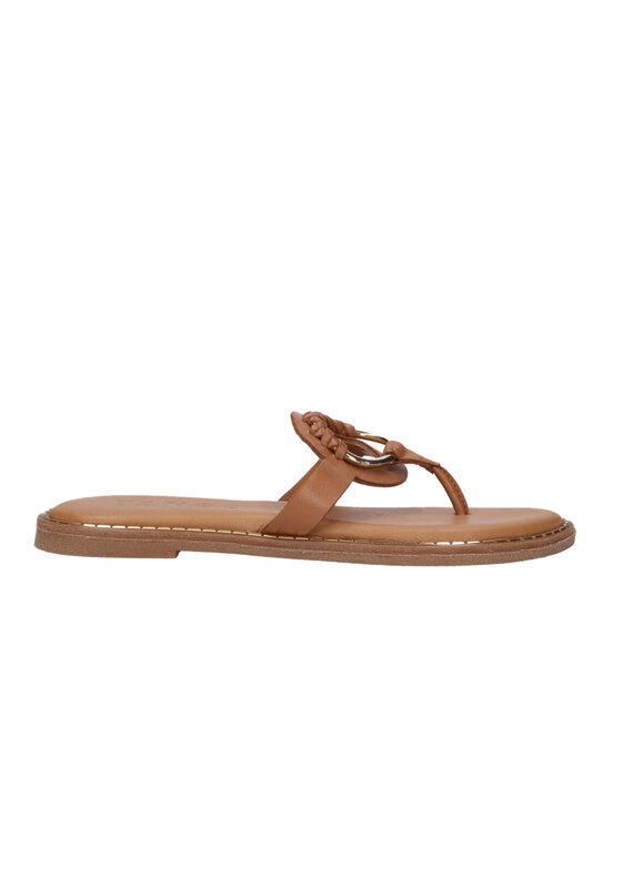 Tango TANGO - Audrey cognac toe slipper