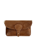 21Jewelz Suede handtasje met gesp - camel