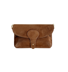 21Jewelz Suede handtasje met gesp - camel