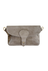 21Jewelz Suede handtasje met gesp - taupe