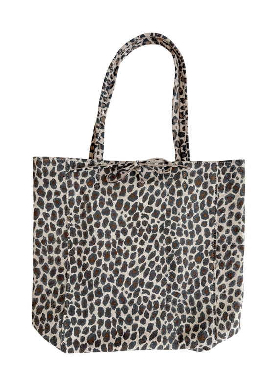 21Jewelz Leren panterprint shopper