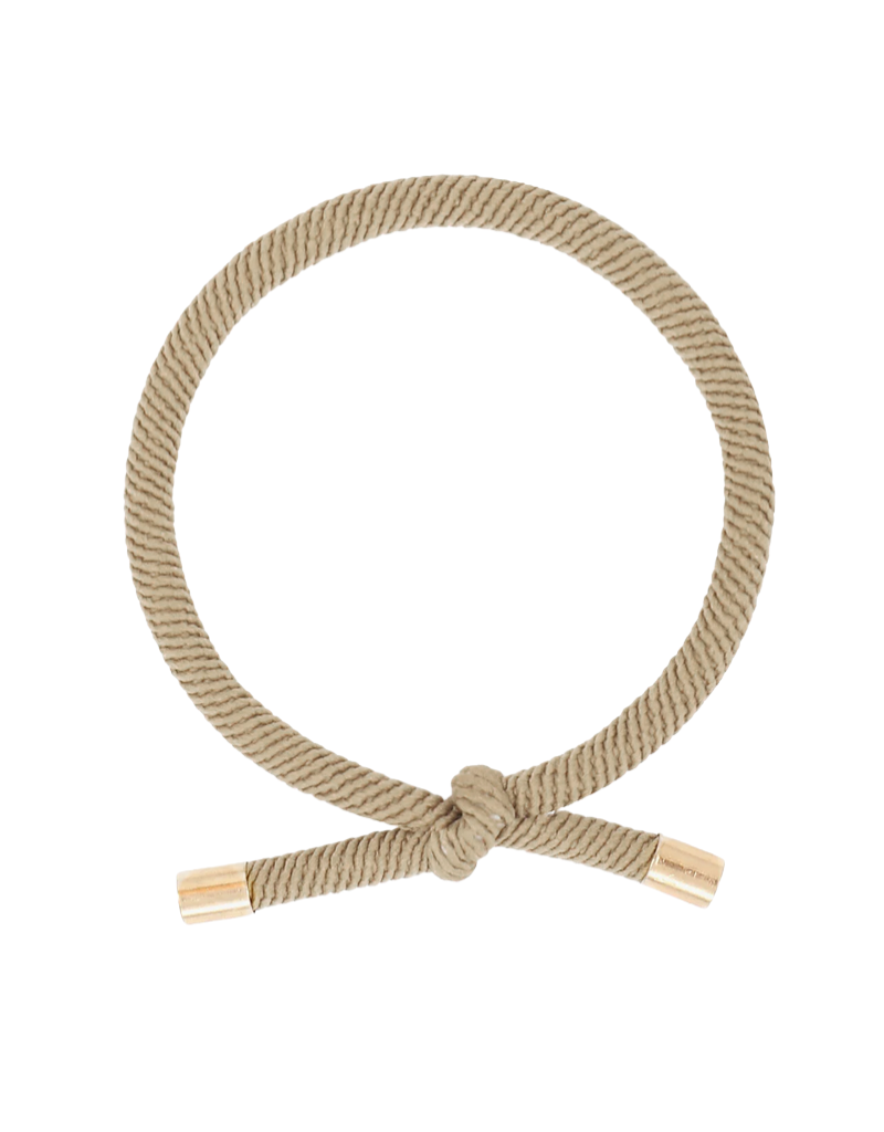 21Jewelz Haar elastiekje donker beige