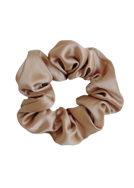 21Jewelz Satinlook scrunchie - camel