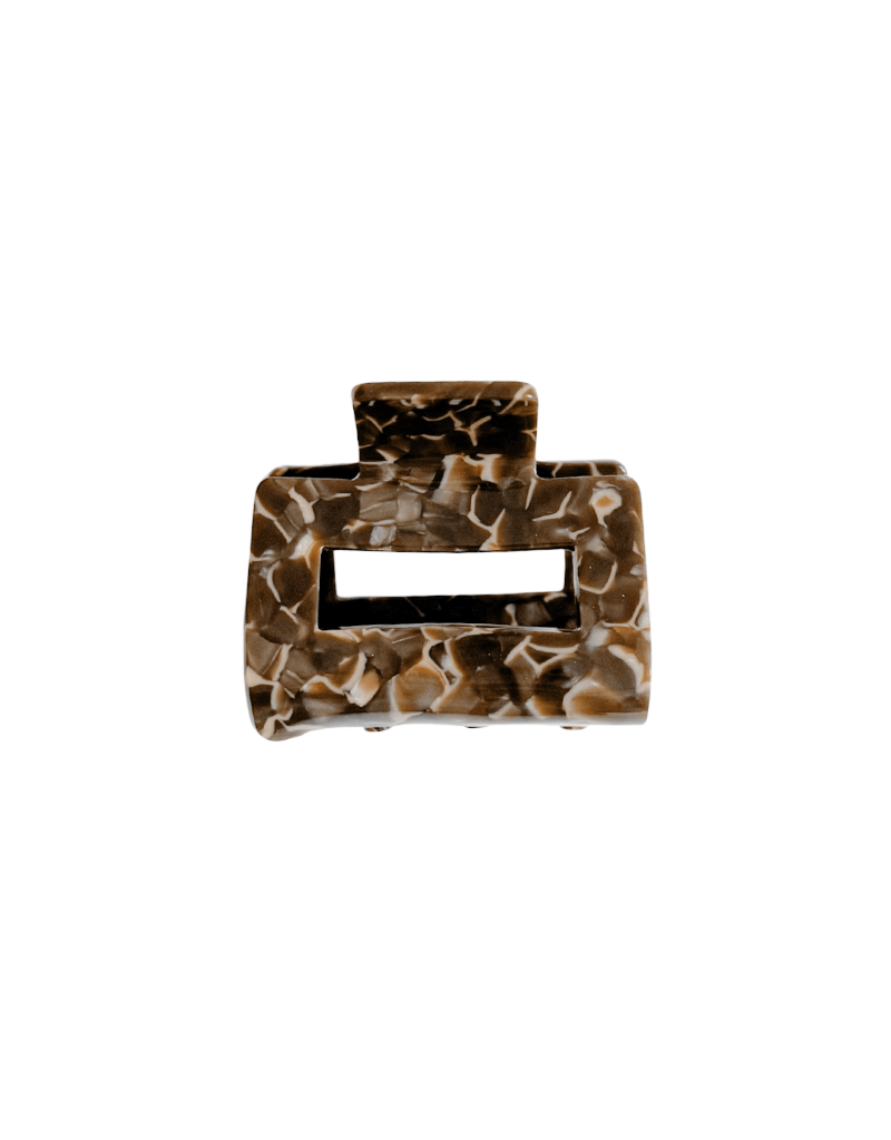 21Jewelz Middel haarklem - bruin print