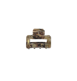 21Jewelz Mini haarklem - bruin marmer