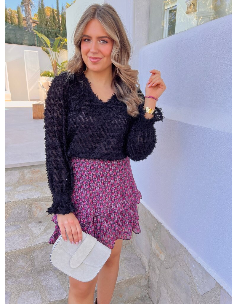 21Jewelz - The Label 21Jewelz | Blouse Emma Fay - zwart