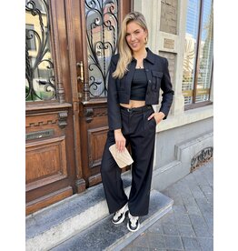 21Jewelz Basic top met brede band - zwart
