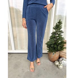 21Jewelz Glitter holidays pants - blue