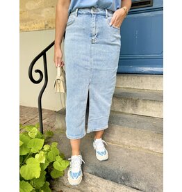 21Jewelz Lichtblauwe denim rok
