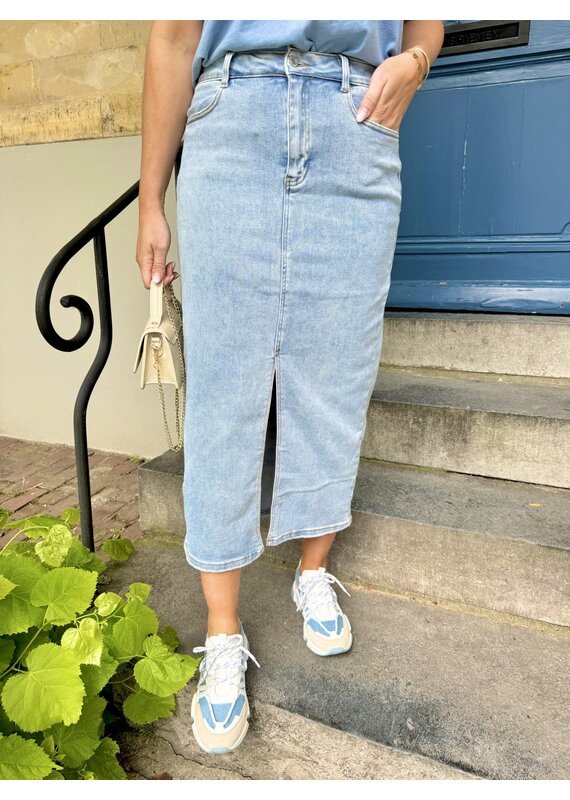 21Jewelz Lichtblauwe denim rok