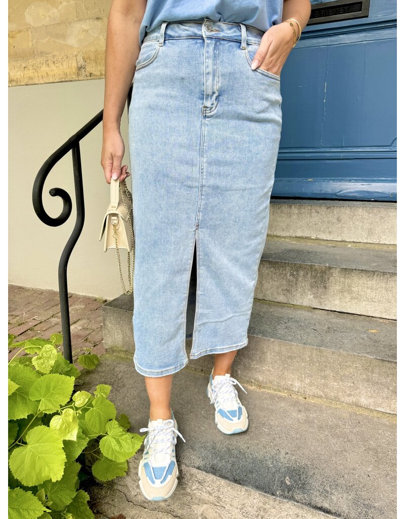 21Jewelz Lichtblauwe denim rok