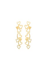 21Jewelz Oorbellen hangende hartjes