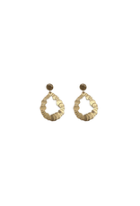 21Jewelz Statement oorbellen - mat goud