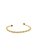 21Jewelz Gedraaide bangle - goud