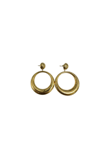 21Jewelz Ronde oorbellen met gekrast effect