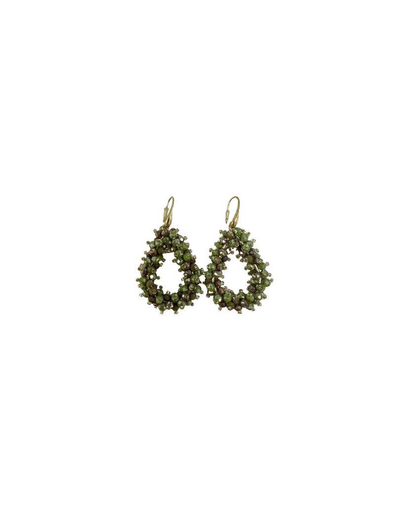 21Jewelz Grove statement oorbellen - groen