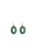 21Jewelz Oorbellen met mintgroene kralen