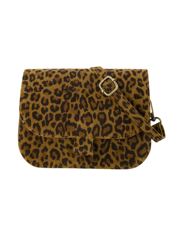 21Jewelz Casual tas - suede panterprint