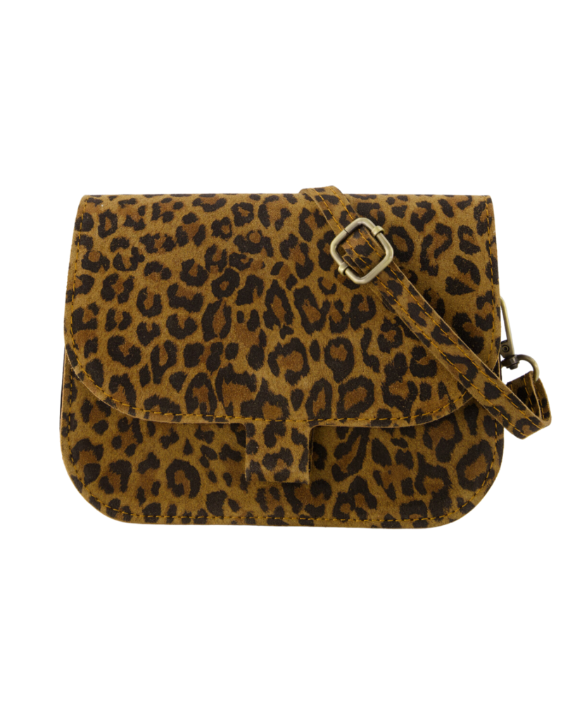 21Jewelz Casual tas - suede panterprint