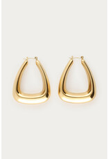 My Jewellery My Jewellery - Bold oorbellen triangel groot - goud