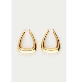 My Jewellery My Jewellery - Bold oorbellen triangel groot - goud