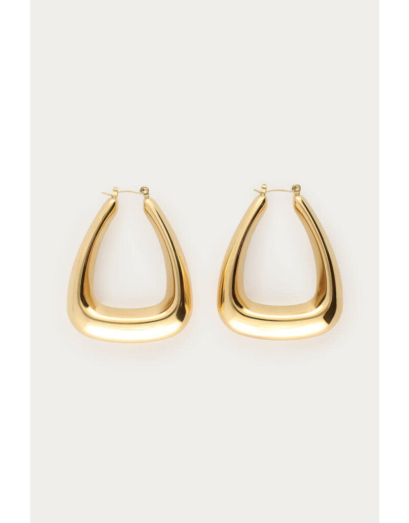 My Jewellery My Jewellery - Bold oorbellen triangel groot - goud